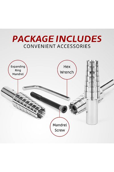 Choice Expanding Stainless Steel Ring Mandrel With Hex Allen Key, Heavy Duty Ring Shaper Tool For Ring T...