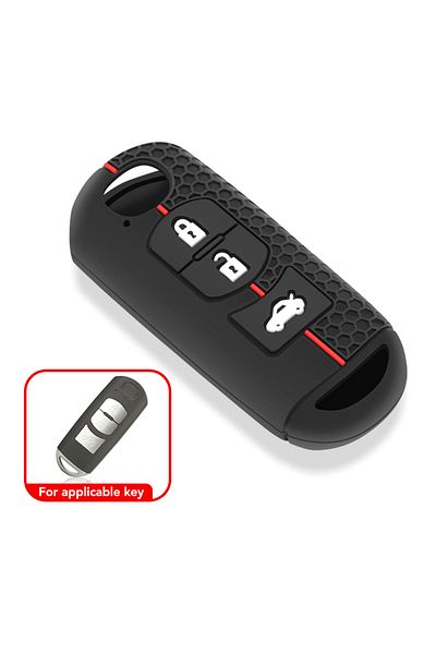 Choice 3 Buttons Silicone Car Key Case Cover For Mazda 2 3 5 6 Cx-3 Cx-5 Cx-7 Cx-9 Speed Miata Mx5 Shell Ja