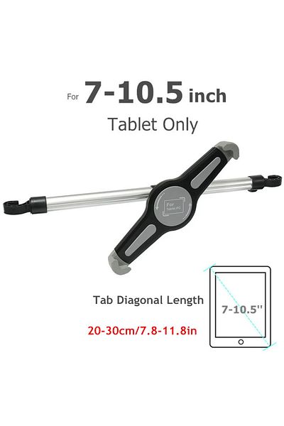 YNMIWEI 7 To 10.5 Inch Tab Car Tablet Headrest Holder For 7-13" Tablets Adjustable Car Back Seat Headrest Ta