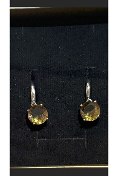 Oscar 925 Ayar Gümüş Zultanit Yuvarlak  Sallantılı Küpe Işığa Göre 6 Renk Değiştiren