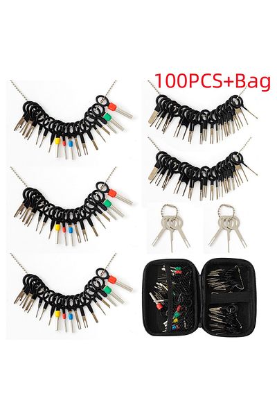 Choice 18pcs 100/3pcs Car Terminal Removal Connector Plug Extractor Puller Pin Extractor Release Pin Car Me