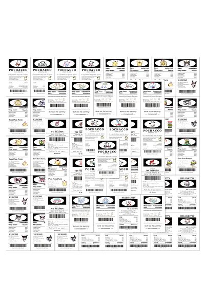Choice 65pcs 10/30/65pcs Cute Cartoon Anime Sanrio Poster Stickers Waterproof Graffiti Decals Diy Diary Sui