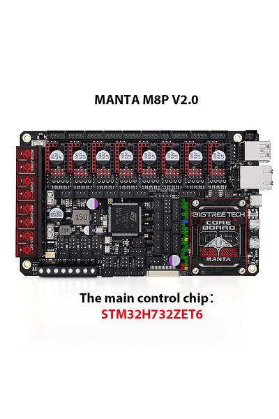 Choice لوحة أم Manta M8p V2.0 من Bigtreetech Manta M8p M5p M4p 32 بت Klipper Marlin مقابل Raspberry Pi Cm4 Fo