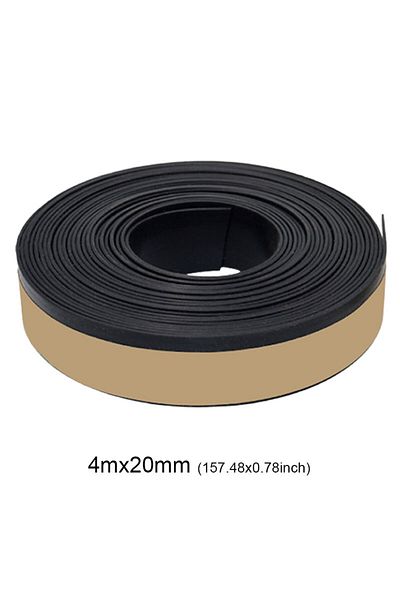 SEAMETAL 4m X 20mm 4m Car Outer Window Seal Strip Waterproof Rubber Weather Strip Window Edge Sealan