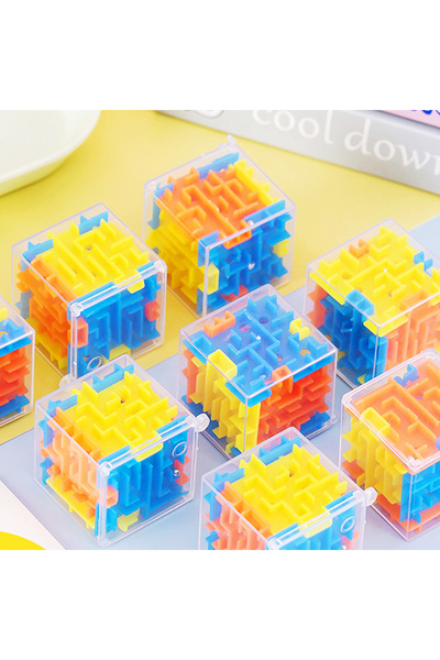 Choice 10 قطع 10 قطع مكعبات دوارة ثلاثية الأبعاد ممتعة ألعاب تعليمية للأولاد ...