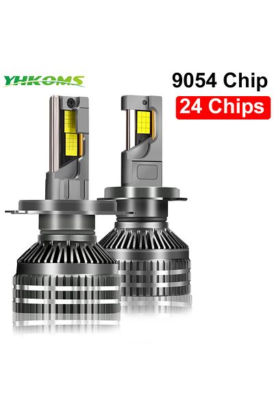 Choice H4 6000k Cold White Yhkoms Canbus H4 H7 Led 3 Copper Tubes 9005 9006 H1 H11 Bulb Led Lamp 24 Csp 90