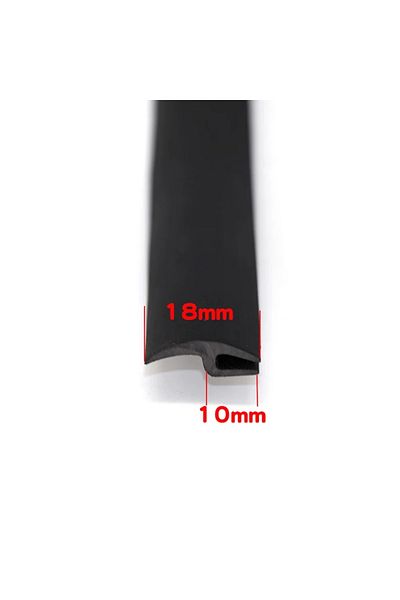 Choice Black 2m-h1.8cm 2m Car Windshield Panel Moulding Seal Strip Sticker Dustproof Rubber Sealing Strip F