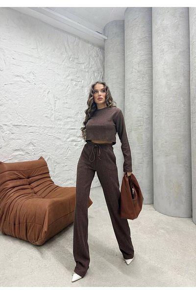 Ekim Store Плисирана блуза Комплект панталон