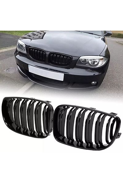 Choice 1pair 1pair Car Front Bumper Kidney Grille For Bmw E81 E87 E82 E88 128i 130i 135i 2008-2013 Glossy B