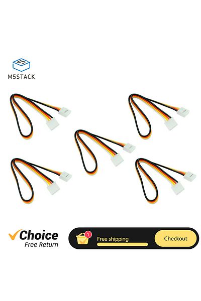 Choice 10cm 5pcs M5stack Accessory Unbuckled Grove Cable Hy2.0-4pin 20cm/10cm 5pcs For M5stack Development
