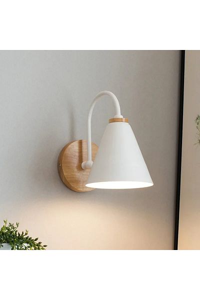 JOYINLED White Nordic Wall Sconce Light Fixture For Bedroom Bedside Living Room Lighting Luminaire Lamp Indoo