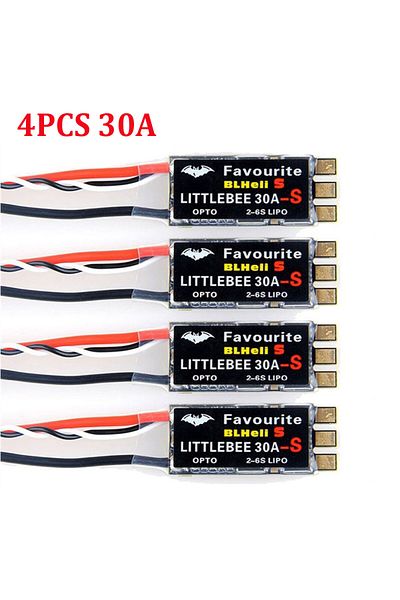 Choice 4pcs 30a Fvt Littlebee Little Bee Blheli_s Esc Dshot Spring 20a Esc Blheli S Speed Controller 2-4s F
