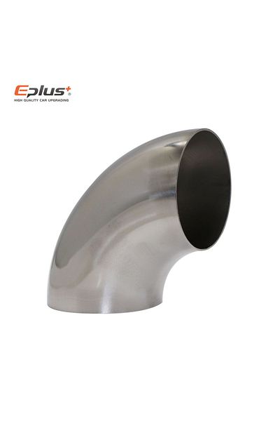 Choice 63mm-1.5mm Universal 90 Degree Stainless Steel Elbow Sanitary Welding Pipe Fitting Car Motorcycle Ex