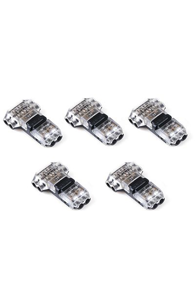 Choice 5pcs Stonego Way Low Voltage Universal Compact Wire T Tap Connectors Toolless Wire Connectors Quick
