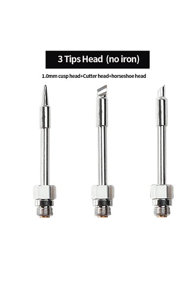Choice 3tips Set A(NO IRON) Wuta Usb Charging Thread Cord Burner Welding Pen Portable Soldering Iron 5v Wax