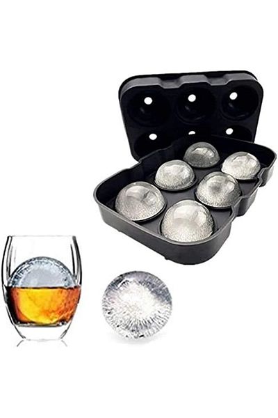 Choice 6 Balls Silicone Ice Ball Maker Large 3d Big Round Sphere High Balls Ice Shape Cube Mold Tray For Fr