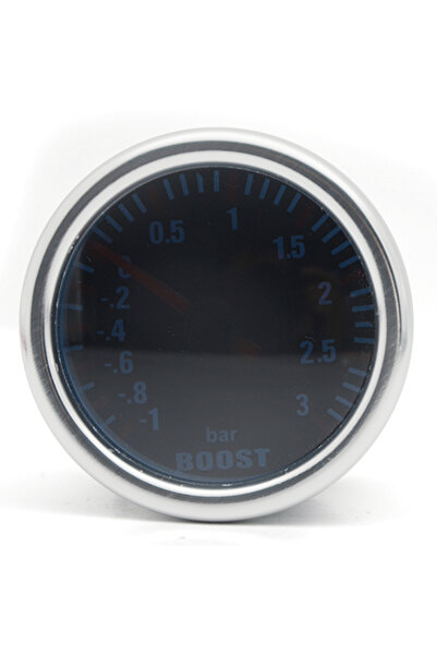 Choice 3.0 بار 2"52MM مقياس توربو ميكانيكي للسيارة مقياس تلقائي أبيض LED عالمي