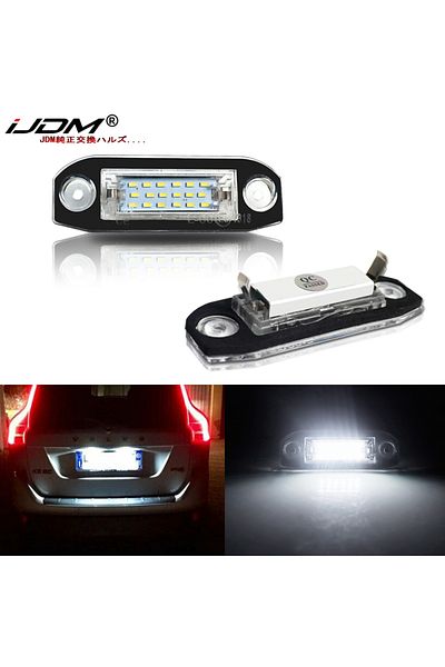 Choice Xenon White Car-styling 12v 2 Pcs Car License Plate Number Lights Led Canbus Error Free For Volvo S8