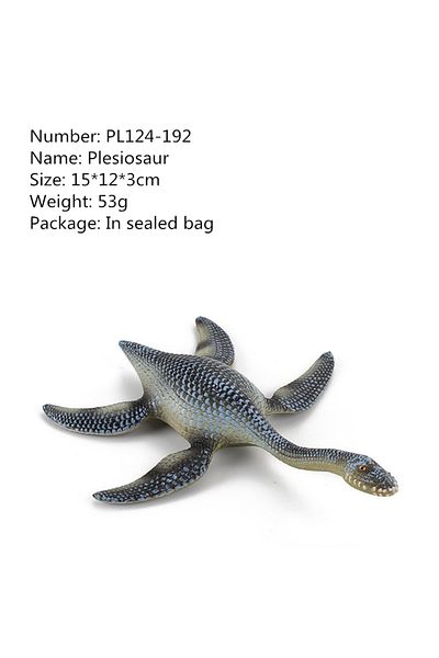 Choice No.124-192 Realistic Jurassic Ancient Beasts Prehistoric Biological Model Solid Plesiosaur Dinosaurs