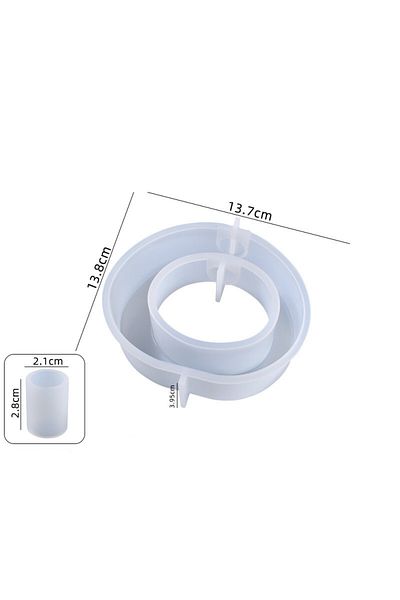 Choice D Diy Hydroponic Vase Silicone Mould Circular Arch Test Tube Water Culture Vase Gypsum Cement Mold .