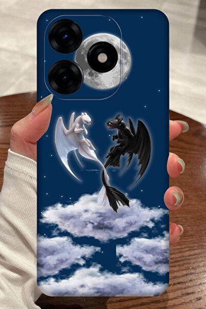 realme C63 Uyumlu Gecenin Öfkesi & Işığın Öfkesi Desenli Kamera Korumalı HD B...