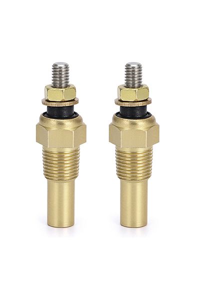 PQY Without Connector 2 Pieces 12v 1/8 Npt Racing Car Oil Temp Sensor Water Temperature Sensor Water Tem