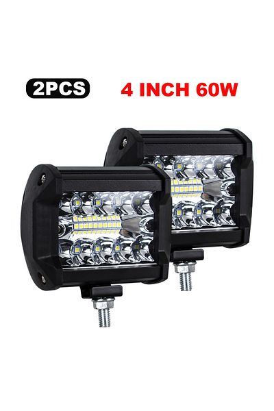 Choice 2 X 60w Led Bar 12v 24v Led Bar Offroad Spot Flood Combo Led Light Bar/work Light For Truck Car Suv
