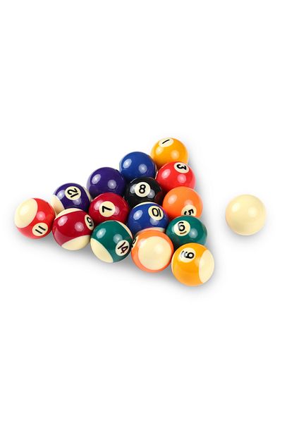 Choice 32mm 1Set 25MM / 32MM / 38MM Children Billiards Table Balls Set Resin Small Pool Cue Balls Full Set