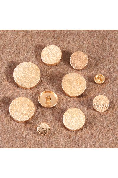 Choice 15mm Golden 10pcs 10pcs/lot Brand High-grade Metal Golden Buttons For Coat Clothing Suit Fastener Pl