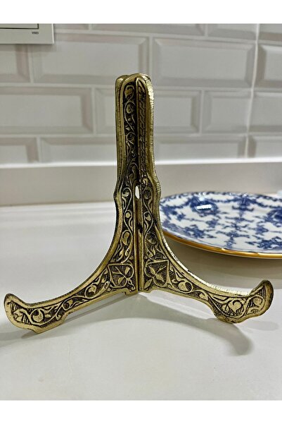 hediye PİRİNÇ DÖKÜM TABAK STANDI EV DEKORASYONU İÇ İÇE GEÇMELİ STAND