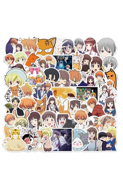 Choice Dmtz343-50pcs 50pcs Anime Fruit Basket Graffiti Sticker Luggage Phone Case Notebook Car Stationery S
