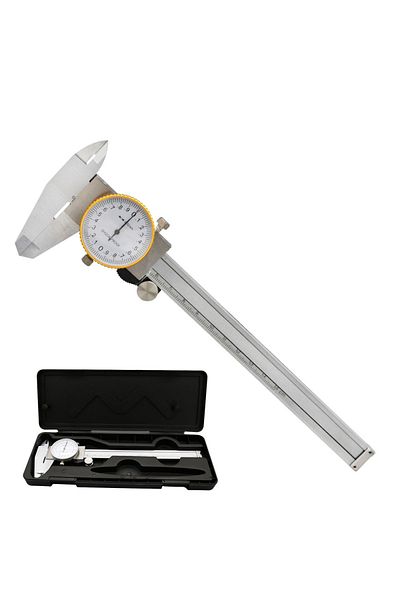 Ninth World No 2 With Case Dial Calipers 0-150 Mm 0.02mm High Precision Industry Stainless Steel Vernier Caliper
