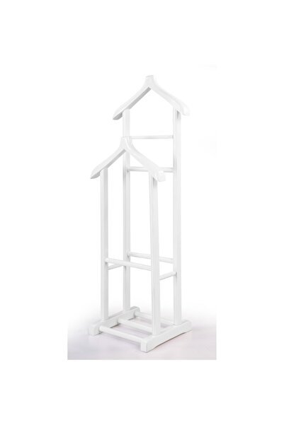 Levent Mobilya Aksesuar ÇİFTLİ DİLSİZ UŞAK ASKILIK, BEYAZ