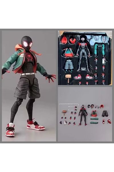 Choice A Marvel's Spider-man Event Model Spider-man Miles · Sv · Shf· Morales Penny · Parker Anime Charact.