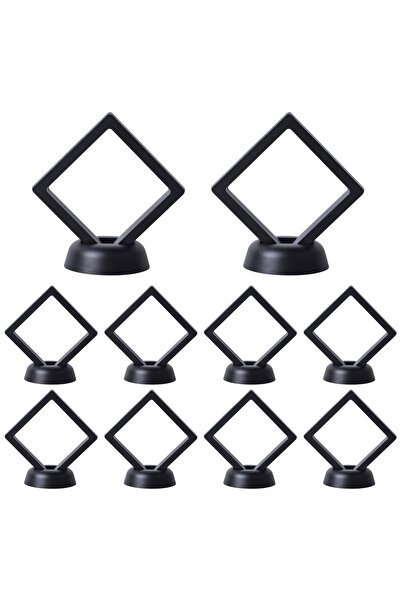 Choice 7x7x2 سم 10 قطع 10 قطع صناديق عرض العملات المعدنية ثلاثية الأبعاد صناد...