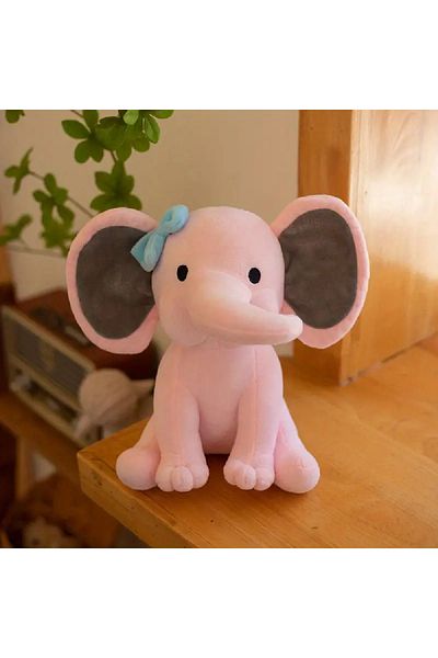 Choice 25cm Pink Adorable Elephant Plush Toys, Baby Shower Day Gift For Birth Stats, Baby Shower, Infant,