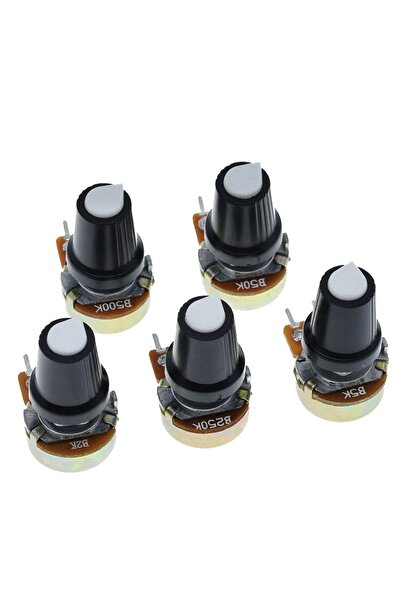 Choice10 10K Ohm 5 Sets WH148 1K 10K 20K 50K 100K 500K Ohm 15mm 3 Pin Linear Taper Rotary Potentiometer Resis