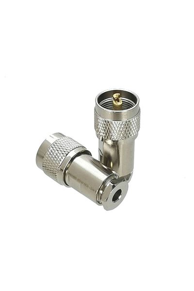 Choice For Rg58 Rg142 1pcs Uhf Pl259 Male Plug Clamp Rg8 Lmr400 / Rg5 Rg6 / Rg8x Lmr240 / Rg58 Rg142 Lmr195