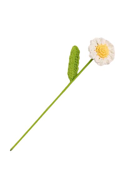 Choice Wh Diy Knitting Bouquet Pink Violet Sunflower Hand-knitted Fake Flowers Knit Flower Home Wedding Par