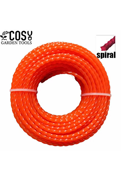 Choice6 خيط جزازة العشب COSY 4 مم - 15 م 2.4 مم / 2.7 مم / 3 مم / 3.3 مم / 4 ...