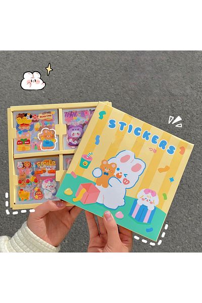 Choice Plus 100pcs 25/100 Pcs Cartoon Cute Sticker Pack Handbook Material Sticker Waterproof Handbook Stick
