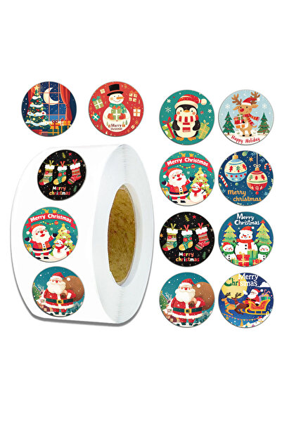 Choice 500 قطعة 500 قطعة من ملصقات هدايا الكريسماس الإبداعية الكرتونية ملصقات...