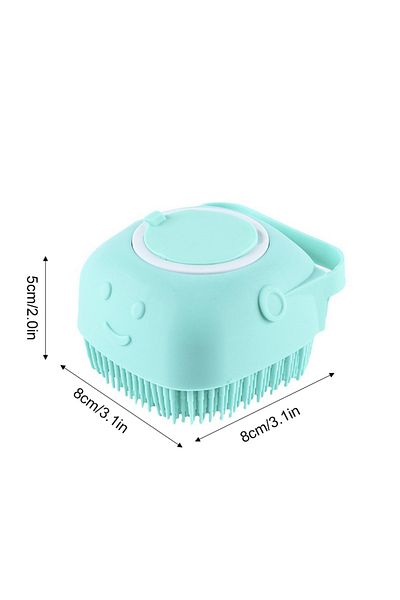 Choice Green Pet Bathing Brush Soft Silicone Massager Shower Gel Bathing Brush Clean Tools Comb Dog Cat Cle