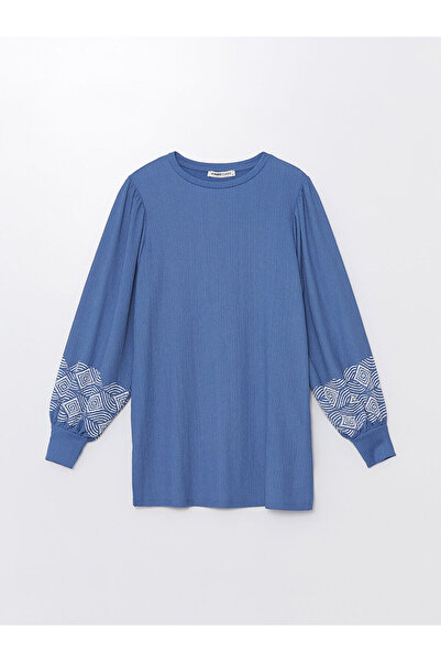 LC Waikiki Γυναικείο τουνίκ με μοτίβο με λαιμόκοψη