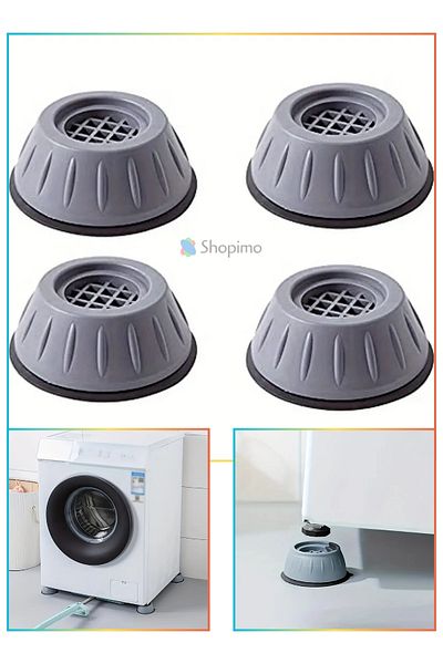Home Washing Machine Anti-Slip and Anti-Vibration - Noise Absorbing Apparatus Set of 4