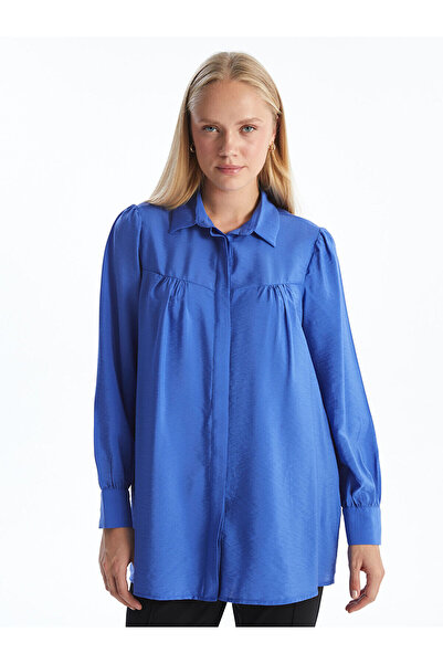 LC Waikiki LCW Comfort Μακρυμάνικο Oversize Γυναικείο Πουκάμισο Τουνίκ