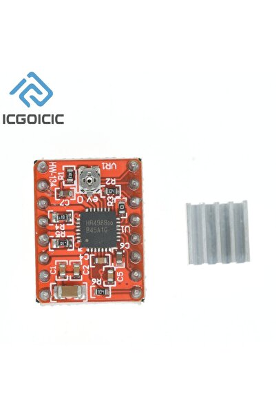 Choice11 وحدة تشغيل محرك السائر Reprap A4988 DRV8825 + المشتت الحراري للطابعة...