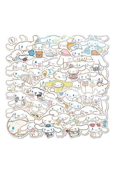 Choice 50 قطعة 50 قطعة من ملصقات Cinnamoroll الكرتونية لحافظات الهاتف المقاوم...