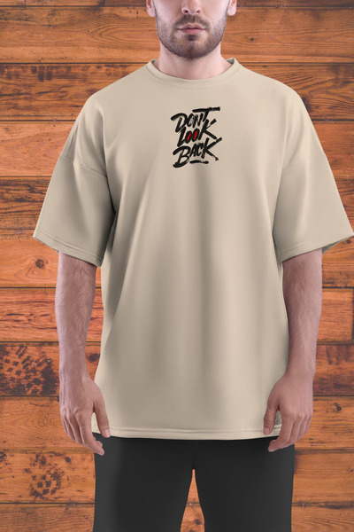 Wish BF Μην κοιτάς πίσω με τύπωμα oversized Μπλουζάκι