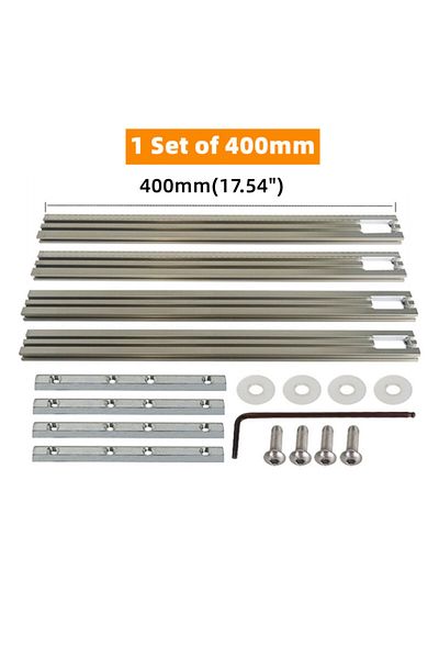JIGHOLE 400mm Set Trimming Machine Milling Groove Engraving Guide Rail Multi-functional Adjustable Backing A